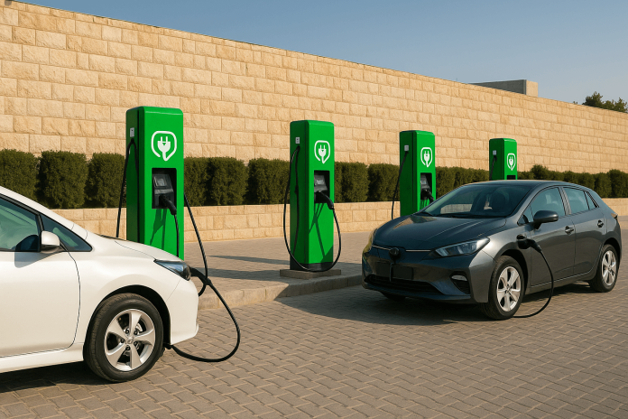 محطات شحن السيارات الكهربائية في عمان